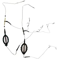 B Blesiya 2pcs Aparejos Plomada Carpa Pesca Alimentador Cebos Jaula Gancho Atención Gran Pescado Diversión